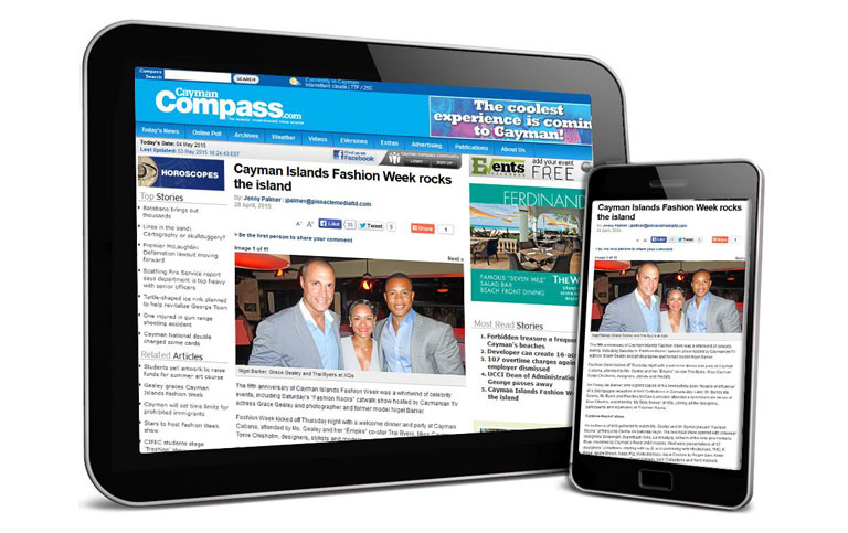 Its Official - We Are Now A Proud Sponsor Of The Cayman Islands Fashion Week 2015