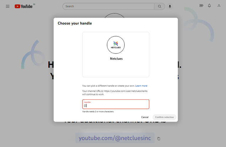 Dialog Box Youtube Handle Dialog Box Youtube Handle