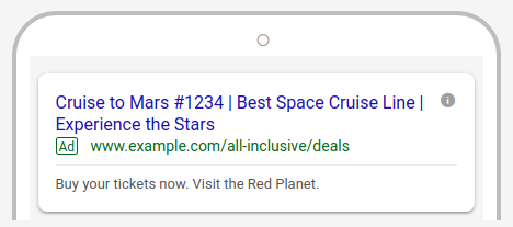 Responsive Search Ads Format
