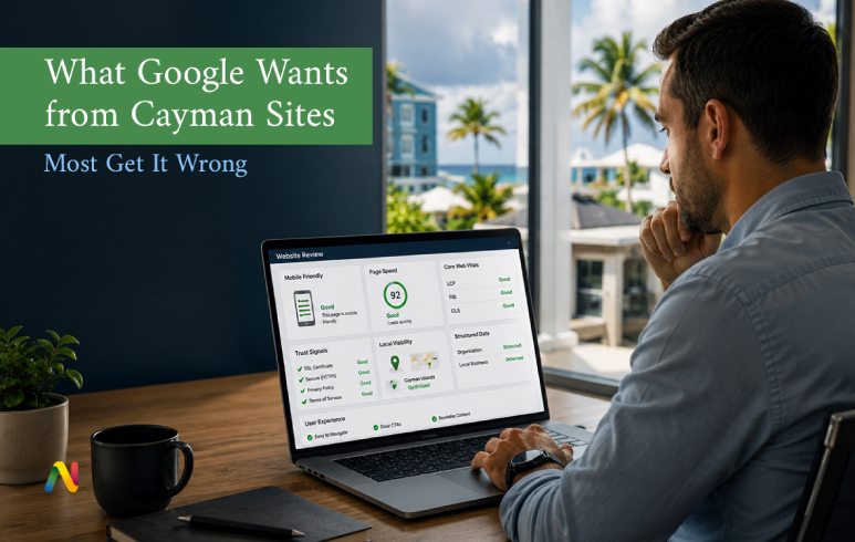 What Google Actually Looks for in a Cayman Business Website (2027)