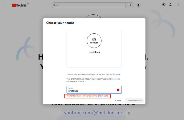 Youtube Handle Suggestion Youtube Handle Suggestion