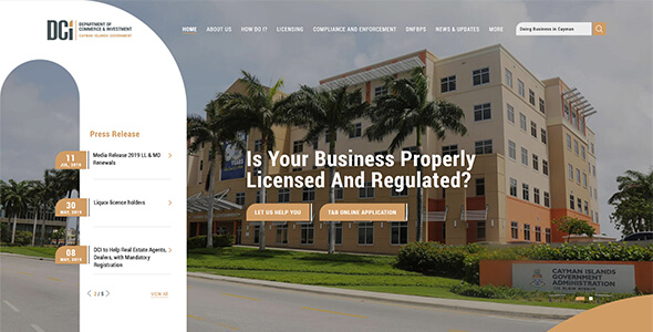 DCI - Department of Commerce & Investment